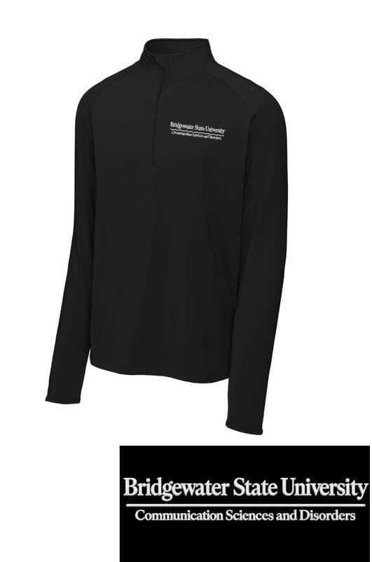 BSU Communication Sciences: Men's Sport-Tek Stretch 1/4-Zip Pullover