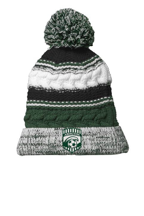 Abington Youth Soccer: Sport Tek Pom Pom Beanie
