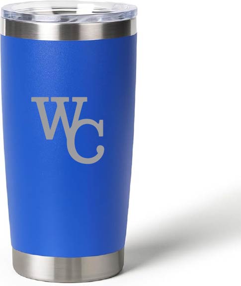 Wheaton Baseball: Engraved WC Tumbler