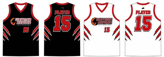 Whitman Hanson Basketball: Reversible Unisex Jersey