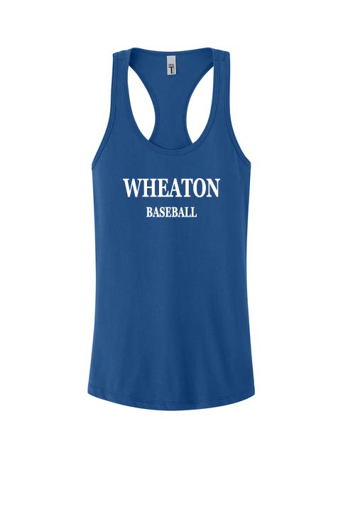 Wheaton Baseball: Women's Bella Canvas Racerback Tank