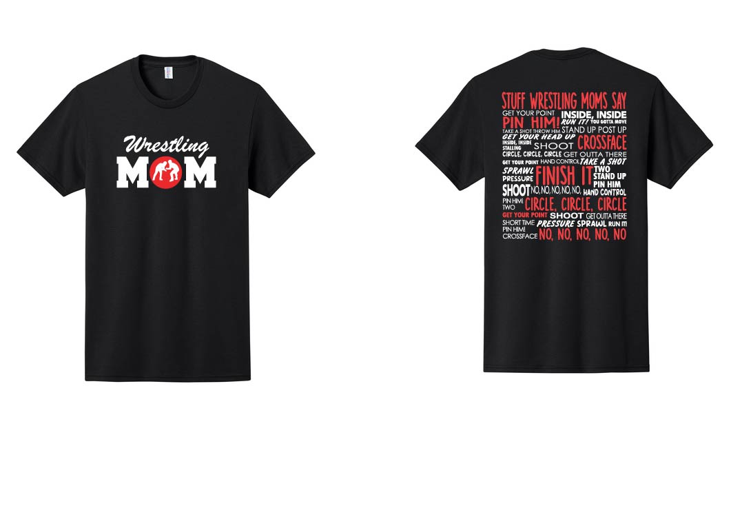 Whitman Hanson Wrestling: Jerzees Short Sleeve Mom T-Shirt