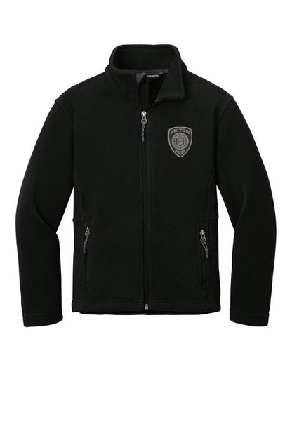 Milton Police: Youth Port and Company Full Zip Fleece